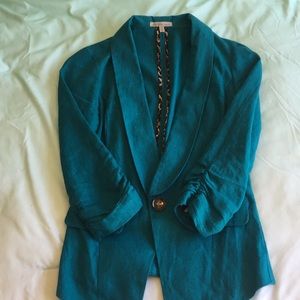 Teal blazer